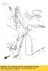 Ici, vous pouvez commander le rondelle (3sx) auprès de Yamaha , avec le numéro de pièce 929070360000: