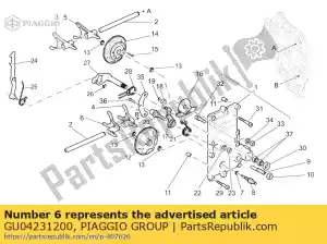 Piaggio Group GU04231200 horquilla 4a-6a - Lado inferior