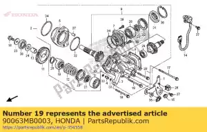 honda 90063MB0003 ?ruba, ubs, 8x60 - Dół