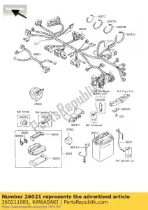 kawasaki 260211081 zekering kast - Linkerkant