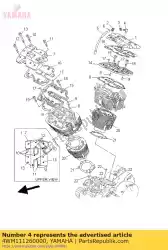 Aqui você pode pedir o tubo, respirador 3 em Yamaha , com o número da peça 4WM111260000: