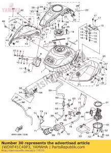 yamaha 1WDXF41C40P3 fuel tank comp. - Bottom side