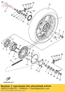 yamaha 2WDF533803P1 odlewane ko?o tylne - Dół