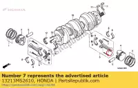 13213MS2610, Honda, bolt, connecting rod honda  cb cbr gl rvf st 750 1000 1100 1500 1800 1987 1988 1989 1990 1991 1992 1993 1994 1995 1996 1997 1998 1999 2000 2001 2002 2003 2004 2005 2006 2007 2008 2009 2010 2012 2013 2017, New