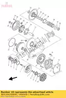 3B4166200000, Yamaha, gruppo porta frizione yamaha yfm yxm yxr 550 700 2007 2008 2009 2010 2011 2012 2013 2014 2015, Nuovo