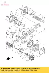 Here you can order the clutch carrier assy from Yamaha, with part number 3B4166200000: