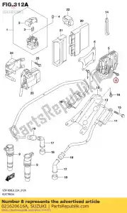 suzuki 021620616A screw - Bottom side