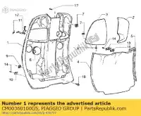 CM00360100G5, Piaggio Group, top case     , Nouveau