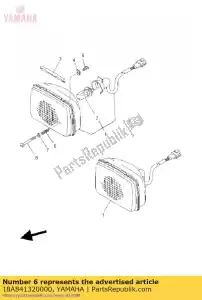 yamaha 18A841320000 ressort, vis - La partie au fond