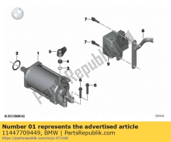 BMW 11447709449, Starter motor, OEM: BMW 11447709449