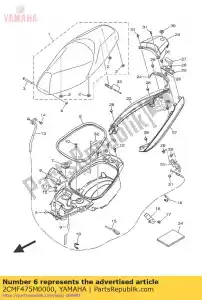 yamaha 2CMF475M0000 foka - Dół