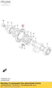 suzuki 1266638200 engrenagem, dirigida - Lado inferior