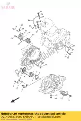 Qui puoi ordinare vite da Yamaha , con numero parte 901490501800: