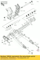 330400040, Kawasaki, Verstelketting, rechts kawasaki klz versys a zx10r ninja d e f b  zx 10r 1000 klz1000 se s , Nieuw