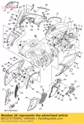 Aquí puede pedir cap 1 de Yamaha , con el número de pieza B672747500P0: