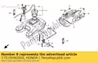 17515HN2000, Honda, protettore di calore, ta honda trx500fa fourtrax foreman 500 , Nuovo