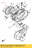 1A0154970000, Yamaha, placa, vedação de poeira yamaha rd rdf rdlc rdlcf 350, Novo