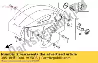 38518MFLD00, Honda, zosta?, zacisk przewodu honda cbr 600 1000 2009 2010 2011 2012 2013, Nowy