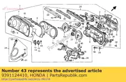 Aqui você pode pedir o parafuso, rosqueamento, 4x16 em Honda , com o número da peça 9391124410: