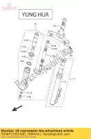 5WWF31663000, Yamaha, spacer olieslot yamaha cw 50 2011 2013 2014 2015 2016, Nieuw