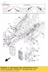 Here you can order the insulator 3 from Yamaha, with part number 33D2172S0000: