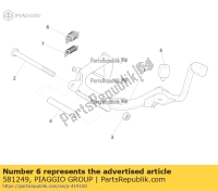 581249, Aprilia, molla esterna, Nuovo