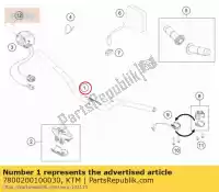 7800200100030, KTM, stuur husqvarna ktm  exc xc xcf 0 125 150 200 250 300 350 450 500 501 2014 2015 2016 2017 2018 2019 2020 2021, Nieuw