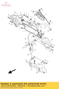 yamaha 1WS124050000 blower assy - Bottom side