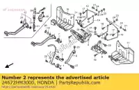 24672HM3000, Honda, nessuna descrizione disponibile al momento honda trx 300 2000 2001 2002 2003 2004 2005 2006, Nuovo