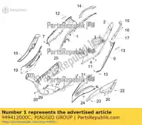 949412000C, Piaggio Group, prawy odcinek dolny     , Nowy