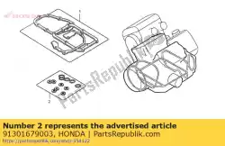 Aquí puede pedir oring, 45x2. 5 (arai) de Honda , con el número de pieza 91301679003: