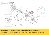 AP4GAN000103, Aprilia, Kogellager 6900, Nieuw