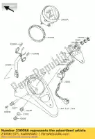 230081575, Kawasaki, zócalo vn800-a3 kawasaki en vn 500 800 1997 1998 1999 2000 2001 2002 2003 2004 2005 2006, Nuevo