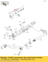 Aqui você pode pedir o alavanca-comp, posição em Kawasaki , com o número da peça 132360129: