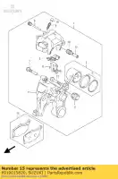 6910015820, Suzuki, Pastilhas de freio suzuki gsx 1300 2008 2009 2010 2011 2012, Novo