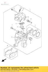 Tutaj możesz zamówić klocki hamulcowe od Suzuki , z numerem części 6910015820: