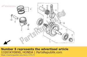 honda 13201KY0890 staaf, verbinden - Onderkant