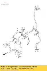 Tutaj możesz zamówić zacisk, hamulec fr od Suzuki , z numerem części 5926122H00: