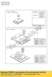 Aqui você pode pedir o manual de serviço, ex650a8f ex650a em Kawasaki , com o número da peça 99924136103: