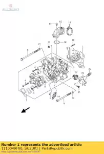 Suzuki 1110049F00 tête assy, ??cylin - La partie au fond