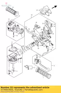 suzuki 5770007850 botão ajustado para estacionar - Lado inferior