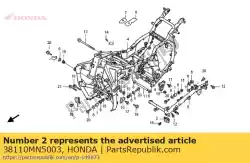 hoorn comp., hoog van Honda, met onderdeel nummer 38110MN5003, bestel je hier online: