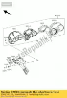 250230021, Kawasaki, étui pour compteur, visière zx1400a kawasaki gtr tr zzr 1400 2006 2007 2008 2009 2010 2011 2012 2013 2014, Nouveau