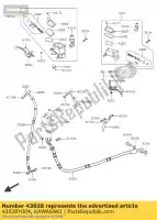 43028Y004, Kawasaki, diafragma kawasaki ninja ex krt edition b j  special a se sc125 abs j300 j125 300 125 , Nieuw