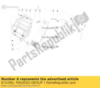 672290, Piaggio Group, Support clamp vespa gts px vespa gts vespa px zapm4520, rp8m45710,  zapm45200, zapm45202 zapm459l zapm459l, zapma39l zapm74100, zapm74101 zapm74200, zapm743d zapma3100, zapma3200 zapma3300 0 125 150 300 2011 2012 2014 2016 2017 2018, New