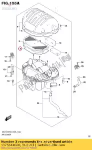 Suzuki 1375644G00 joint, boîtier - La partie au fond