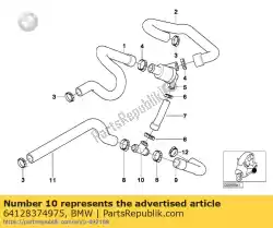 t-connector van BMW, met onderdeel nummer 64128374975, bestel je hier online: