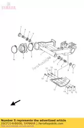 Qui puoi ordinare albero, perno 2 da Yamaha , con numero parte 1SCF214H0000: