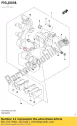 Here you can order the spring,pad from Suzuki, with part number 6911547H00: