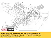 AP8118499, Piaggio Group, Miejsce przepustnicy aprilia  atlantic scarabeo sport city sport city cube 125 150 200 250 300 400 492 500 1999 2000 2001 2002 2003 2004 2005 2006 2007 2008 2009 2010 2011, Nowy